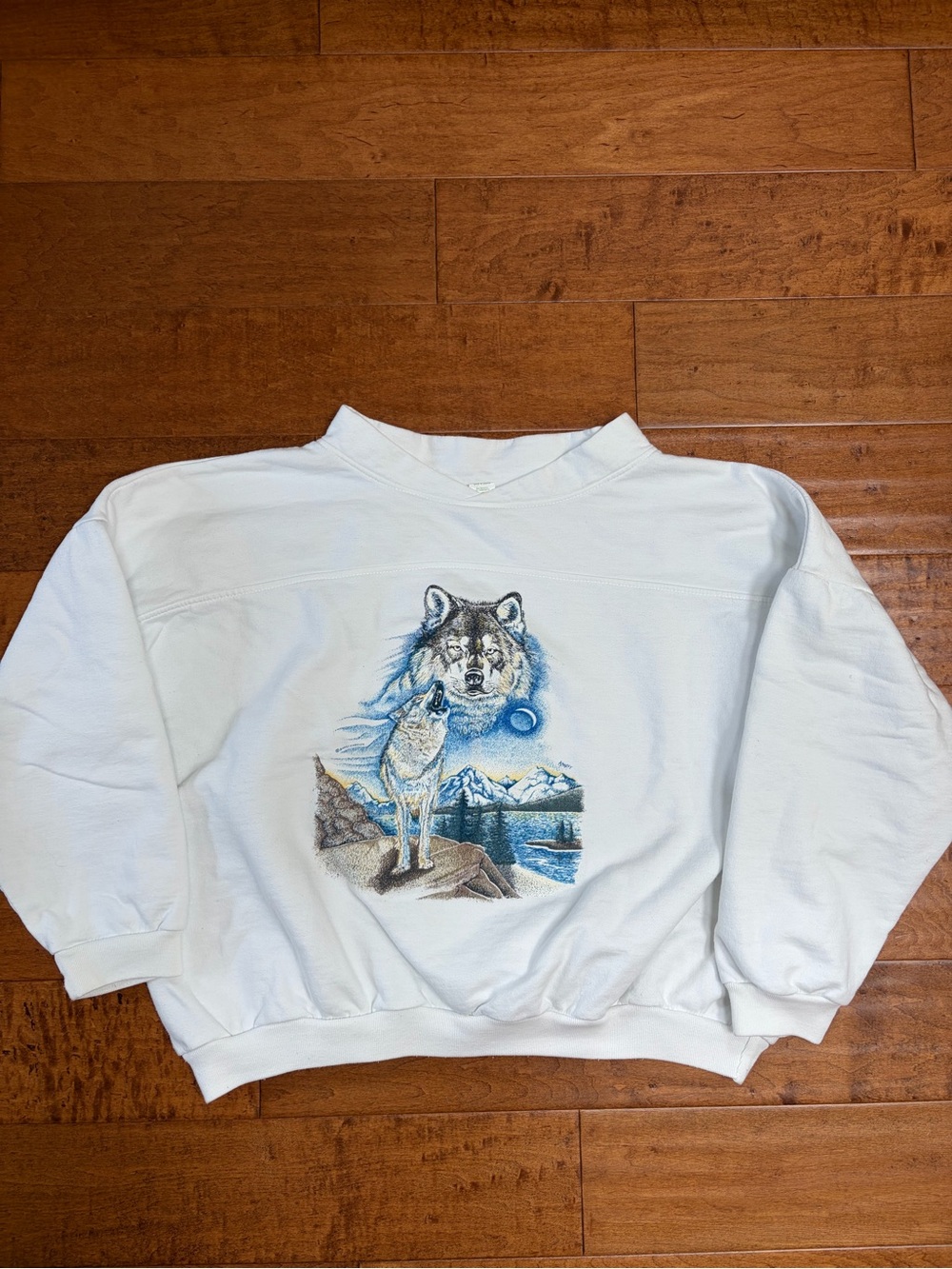 Epic vintage wolf pullover sweatshirt XL